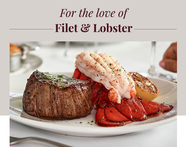 For the love of Filet & Lobster - image of filet and lobster